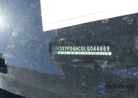 2020 Kia Telluride Ex из США, поврежденный, VIN 5XYP34HC0LG044669